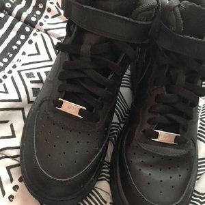 black air forces high top